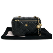 Chanel Vanity Box Black with Pearl Crush